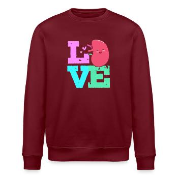 Nierenspender Spender Niere - Stanley/Stella Unisex Bio-Sweatshirt ROLLER - Weiß - Vorne - Nik (191cm)