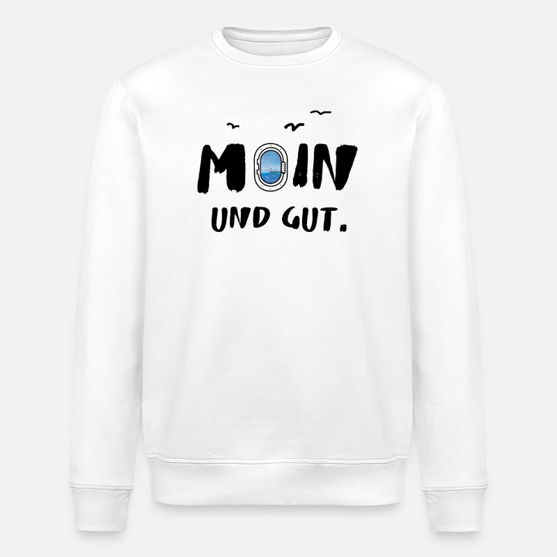 moin und gut - Stanley/Stella Unisex Bio-Sweatshirt ROLLER - Weiß