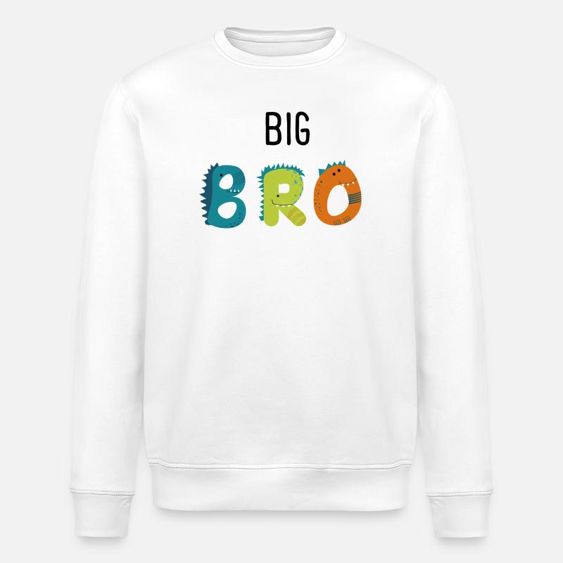 großer Bruder - Stanley/Stella Unisex Bio-Sweatshirt ROLLER - Weiß