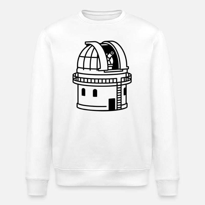 Observatory - Stanley/Stella ROLLER Unisex Organic Sweatshirt - white