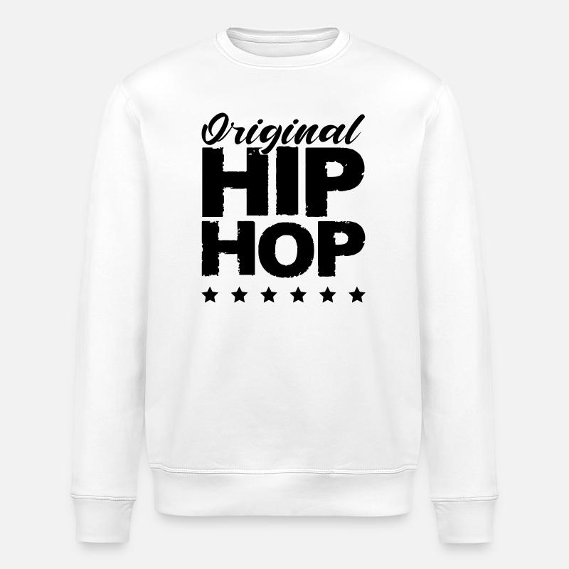 Hip-hop original - Sweat bio ROLLER Stanley/Stella Unisexe - blanc