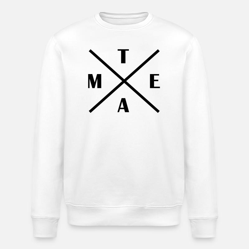kreuz_team - Stanley/Stella ROLLER Unisex Organic Sweatshirt - white