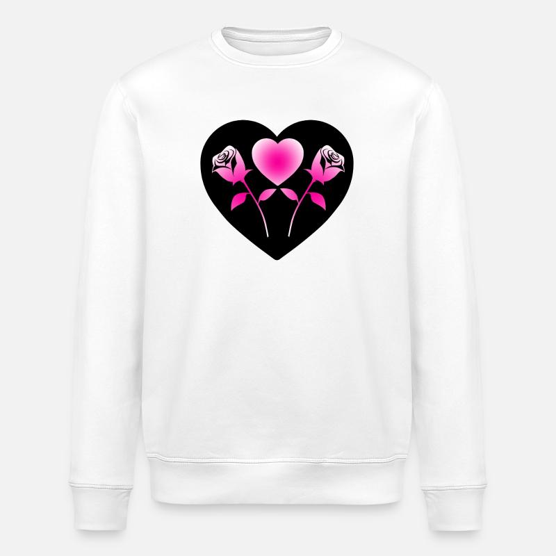 Roses - Sweat bio ROLLER Stanley/Stella Unisexe - blanc