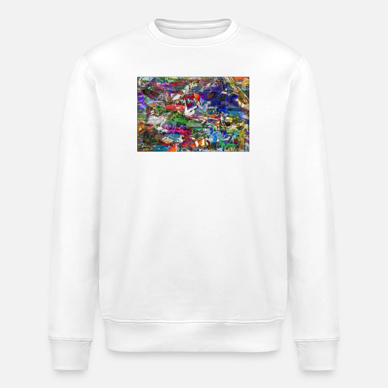 jklajggejrdatschy - Stanley/Stella ROLLER Unisex Organic Sweatshirt - white