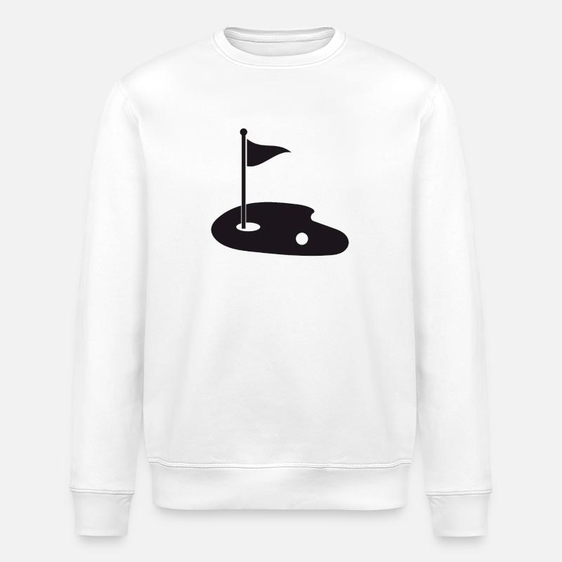 Golf Green - Sweat bio ROLLER Stanley/Stella Unisexe - blanc