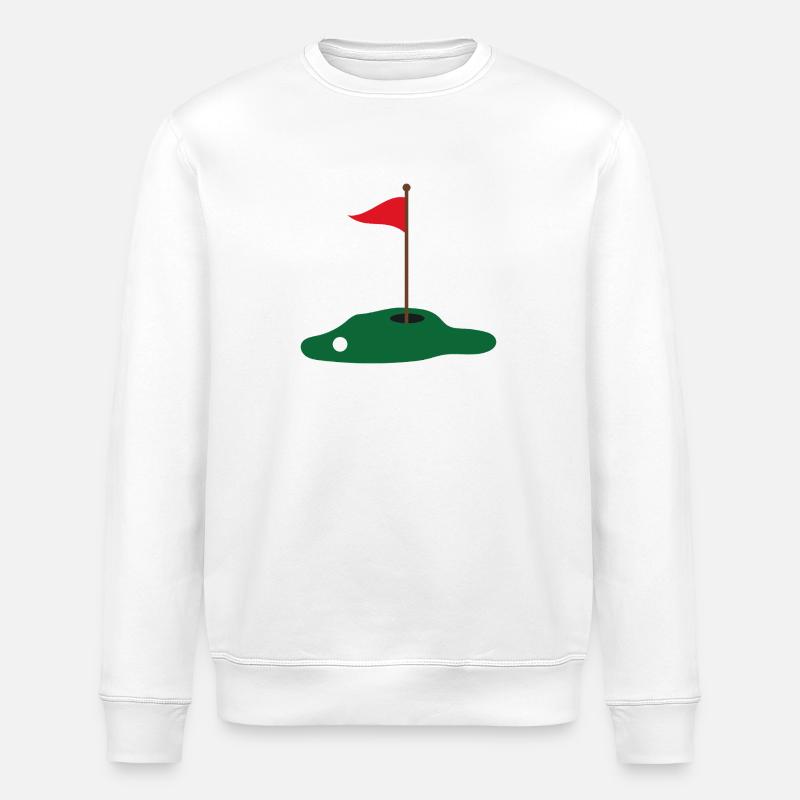 Golf Green - Sweat bio ROLLER Stanley/Stella Unisexe - blanc