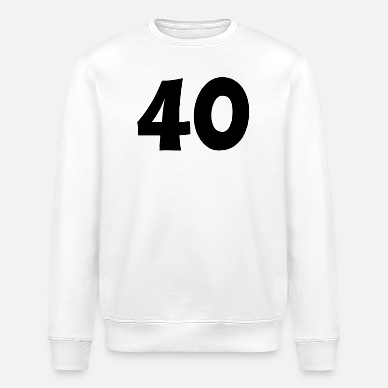 40 - Stanley/Stella ROLLER Unisex Organic Sweatshirt - white