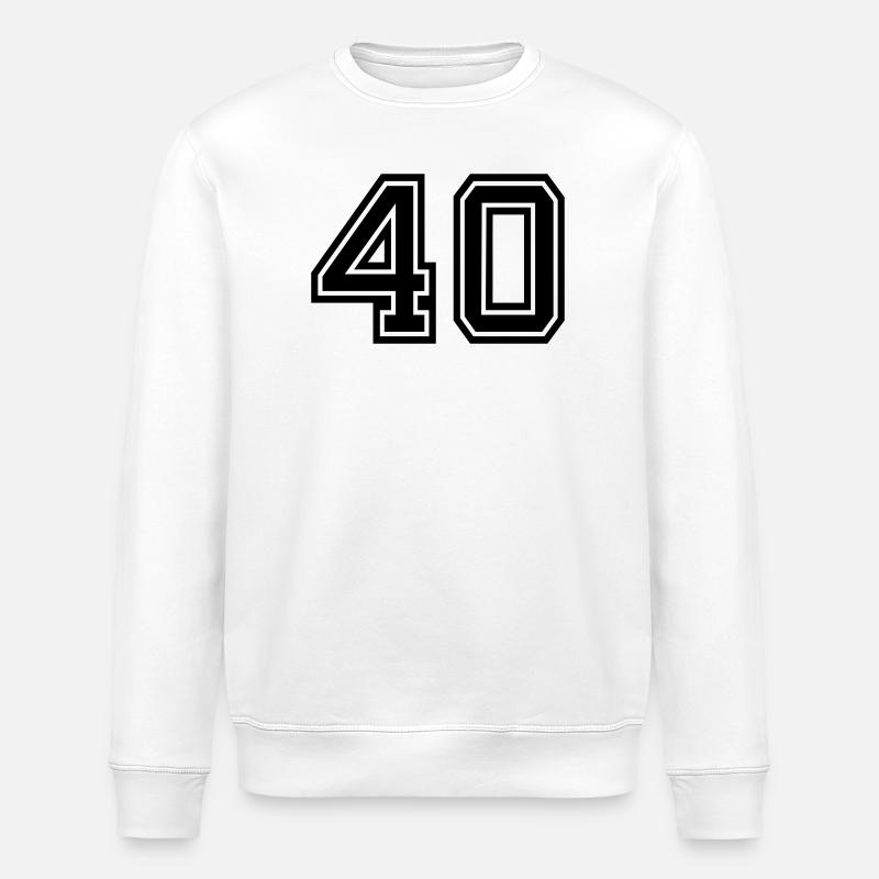 40 - Stanley/Stella ROLLER Unisex Organic Sweatshirt - white
