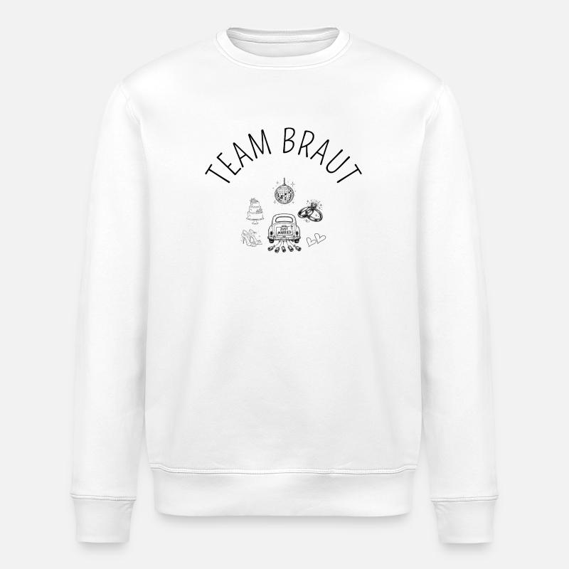 Wedding Team Bride - Clip Art - Sweat bio ROLLER Stanley/Stella Unisexe - blanc