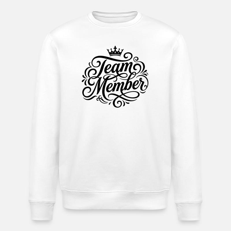 Team Member - Stanley/Stella ROLLER Unisex Organic Sweatshirt - white