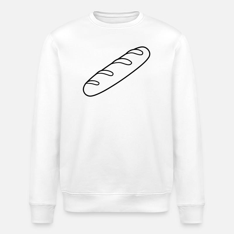 baguette - Sweat bio ROLLER Stanley/Stella Unisexe - blanc