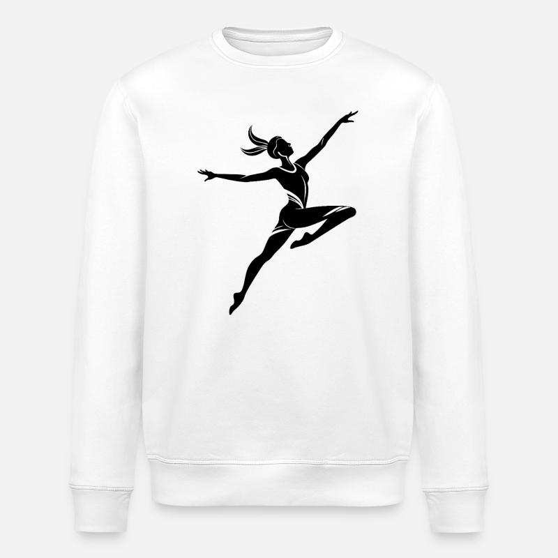 Gymnaste féminine - Sweat bio ROLLER Stanley/Stella Unisexe - blanc