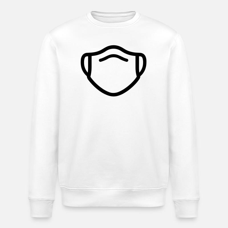 Maske - Stanley/Stella Unisex Bio-Sweatshirt ROLLER - Weiß