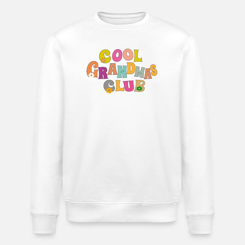Cool Grandmas Club - Stanley/Stella Unisex Bio-Sweatshirt ROLLER - Weiß