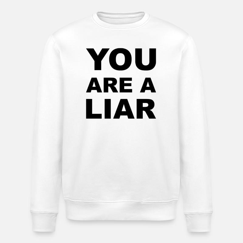 liar Lugner - Stanley/Stella ROLLER Unisex Organic Sweatshirt - white