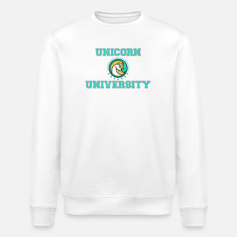unicorn university - Sweat bio ROLLER Stanley/Stella Unisexe - blanc