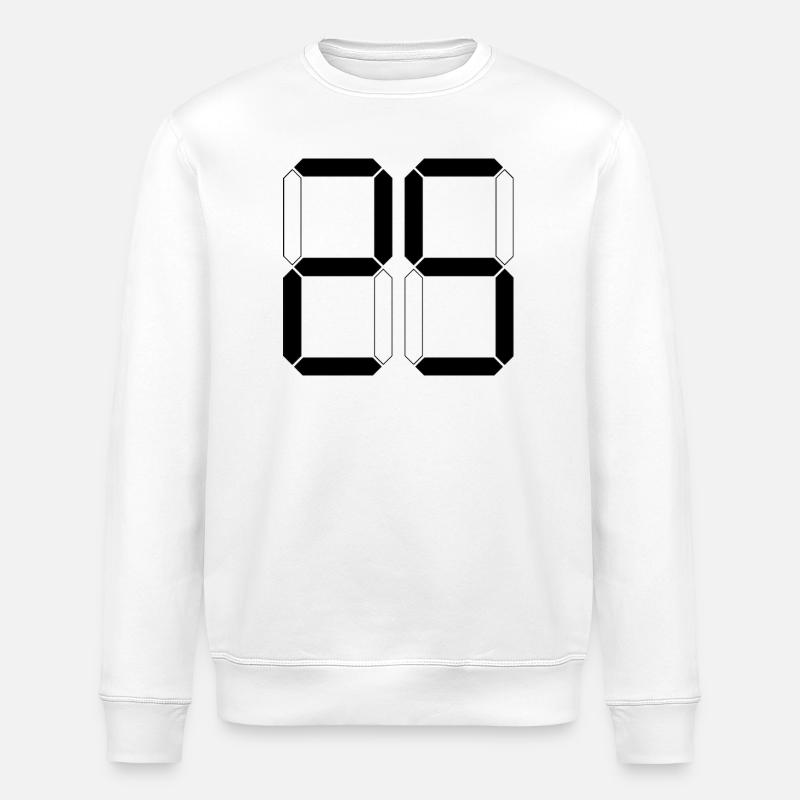 NUMBER 25 Twenty-Five Gift Digital - Stanley/Stella ROLLER Unisex Organic Sweatshirt - white