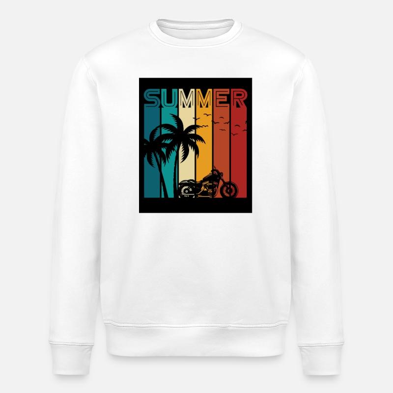 summer - Stanley/Stella ROLLER Unisex Organic Sweatshirt - white