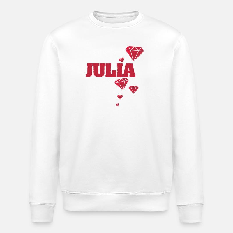 Cadeau pour Juliette - Sweat bio ROLLER Stanley/Stella Unisexe - blanc