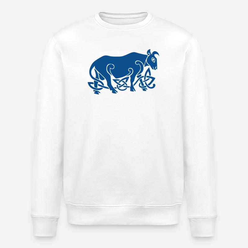 Celtic Bull - Sweat bio ROLLER Stanley/Stella Unisexe - blanc