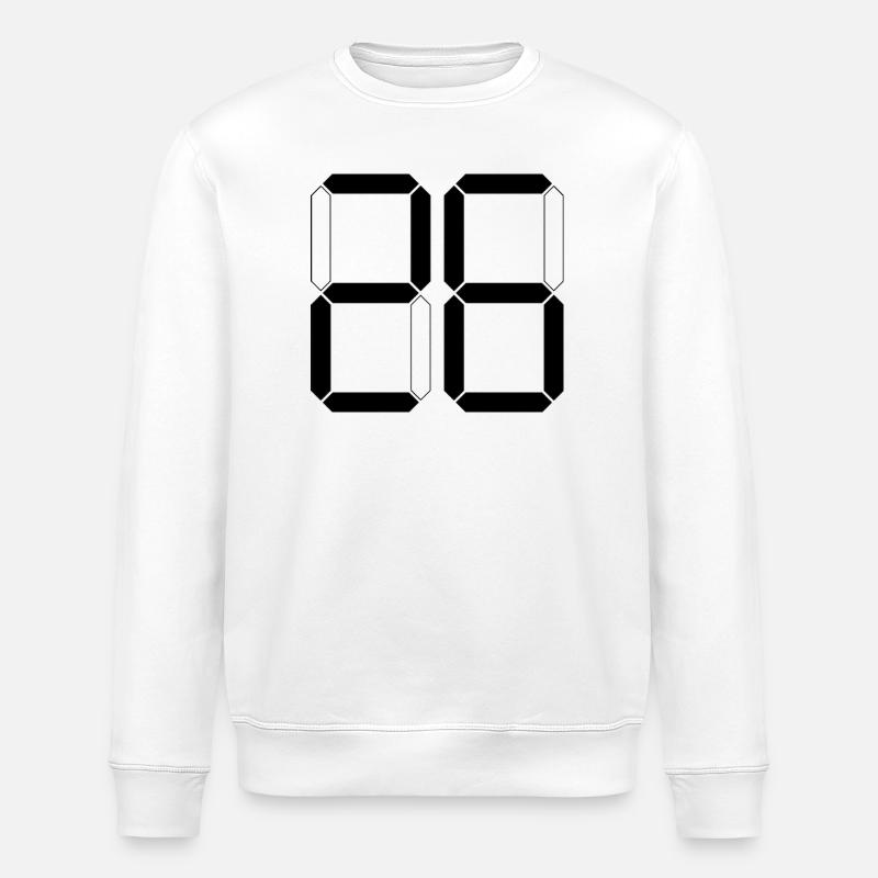 NUMMER 26 Sechsundzwanzig Geschenk Digital - Stanley/Stella Unisex Bio-Sweatshirt ROLLER - Weiß