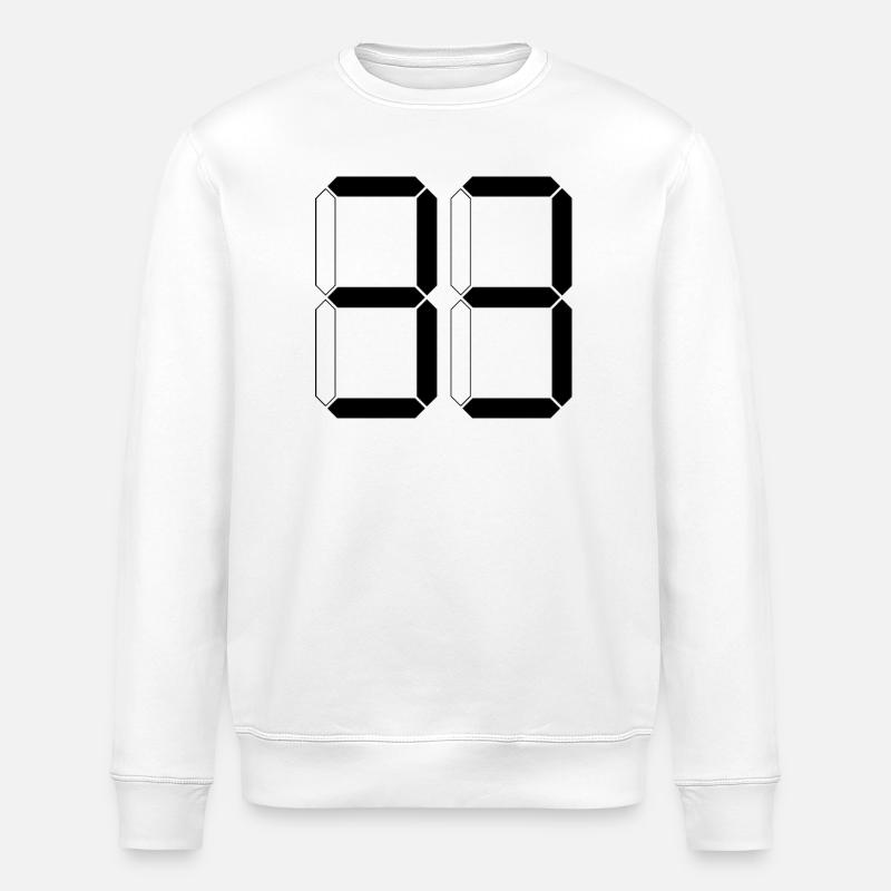 NUMÉRO 33 Trente-trois Cadeaux Numériques - Sweat bio ROLLER Stanley/Stella Unisexe - blanc