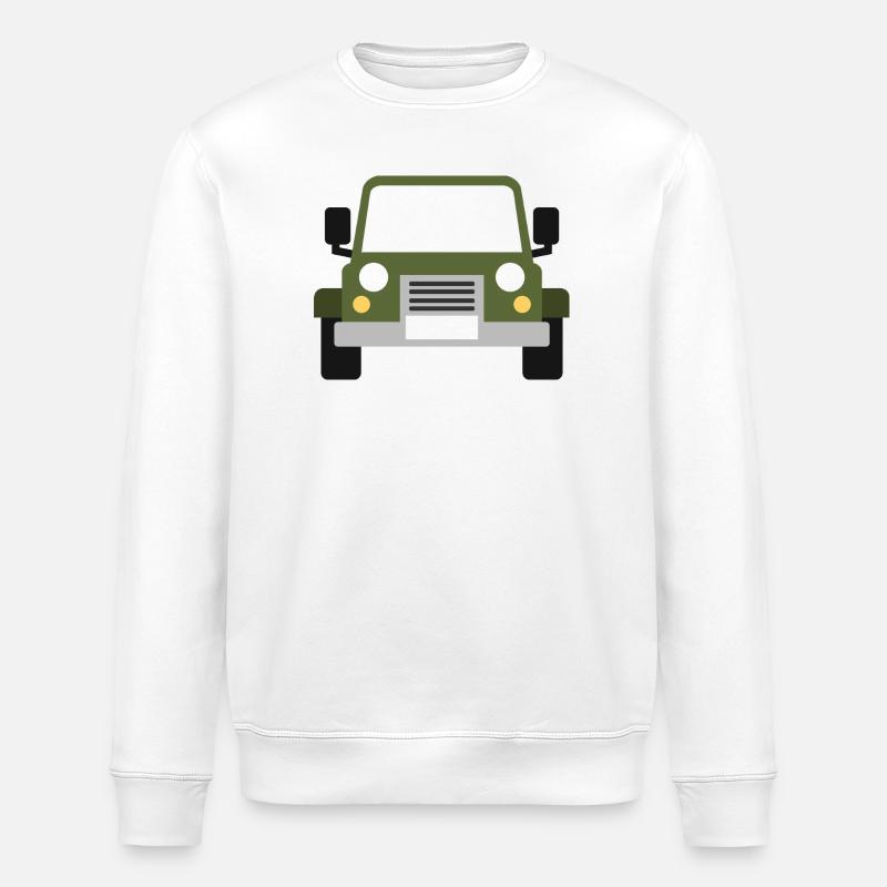 Geländefahrzeug - Stanley/Stella Unisex Bio-Sweatshirt ROLLER - Weiß