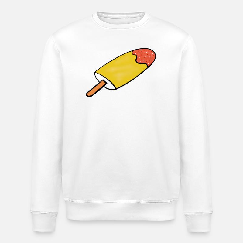 Enfants de glace Filles Garçons - Sweat bio ROLLER Stanley/Stella Unisexe - blanc