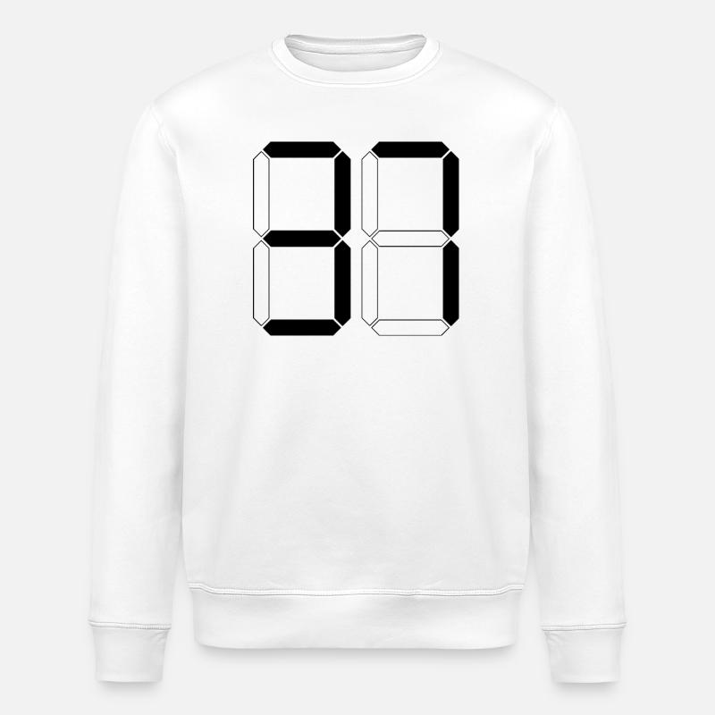 NUMÉRO 37 Trente-sept cadeaux numériques - Sweat bio ROLLER Stanley/Stella Unisexe - blanc