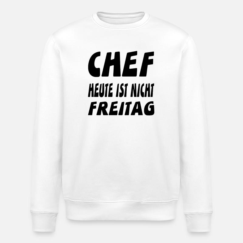 Chef - Stanley/Stella Unisex Bio-Sweatshirt ROLLER - Weiß