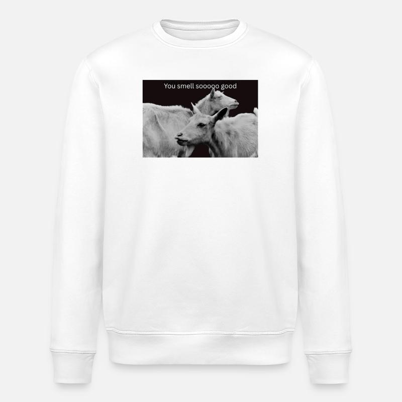 You smell so good - Stanley/Stella ROLLER Unisex Organic Sweatshirt - white