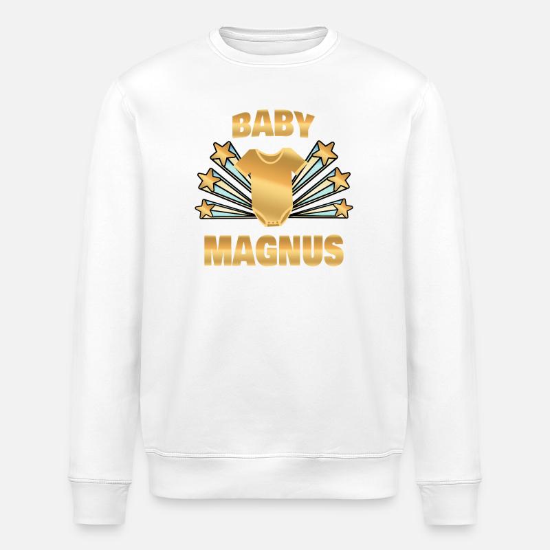 Cadeau pour Magnus - Sweat bio ROLLER Stanley/Stella Unisexe - blanc