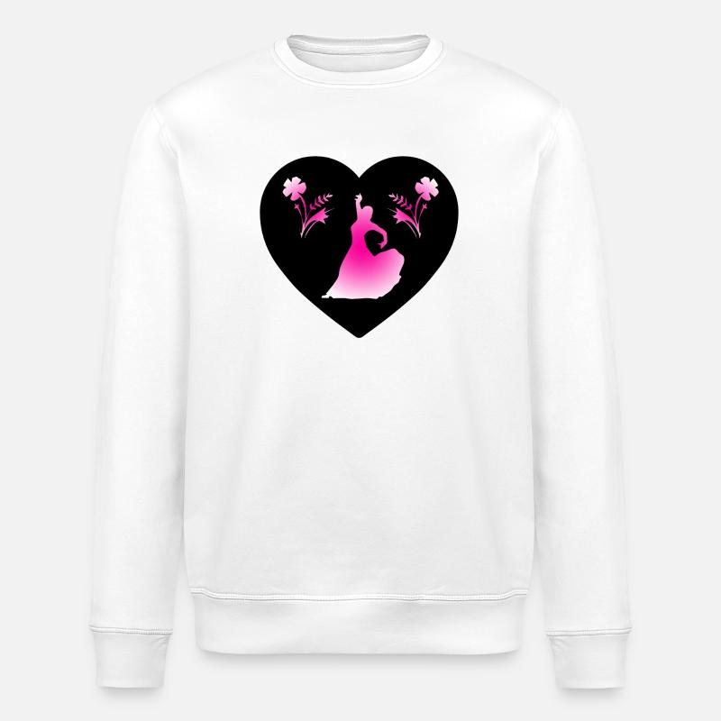 Danser - Sweat bio ROLLER Stanley/Stella Unisexe - blanc