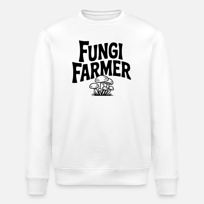 Pilzbauer - Stanley/Stella Unisex Bio-Sweatshirt ROLLER - Weiß