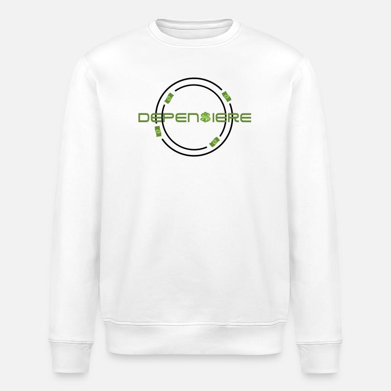 Depensière  - Sweat bio ROLLER Stanley/Stella Unisexe - blanc