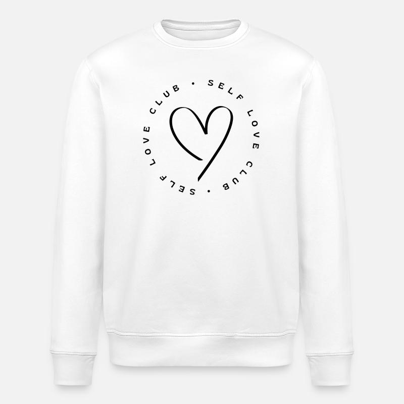 Self love club - Stanley/Stella Unisex Bio-Sweatshirt ROLLER - Weiß