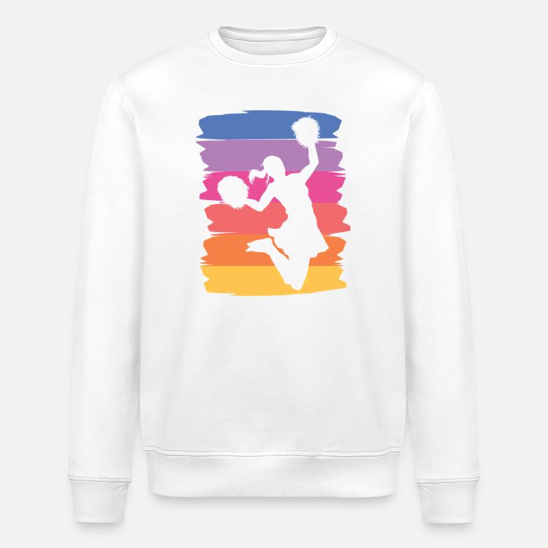 Cheerleader Cheer Mom Cheerleading - Stanley/Stella Unisex Bio-Sweatshirt ROLLER - Weiß