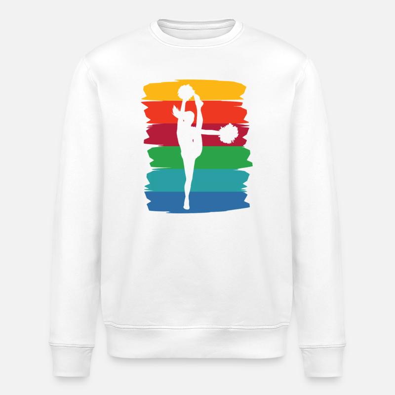 Cheerleader Cheer Mom Cheerleading - Stanley/Stella Unisex Bio-Sweatshirt ROLLER - Weiß