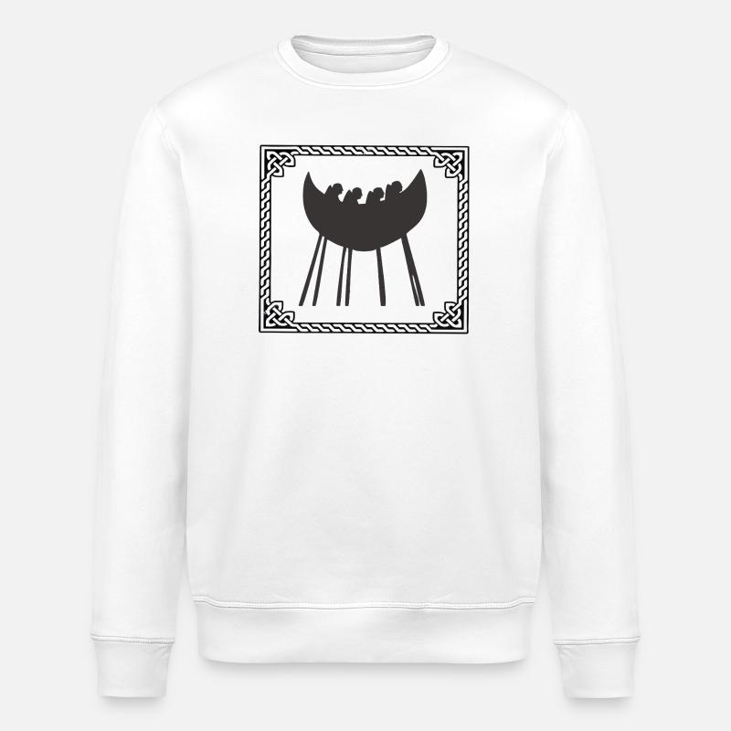 Caherciveen-Boot - Stanley/Stella Unisex Bio-Sweatshirt ROLLER - Weiß