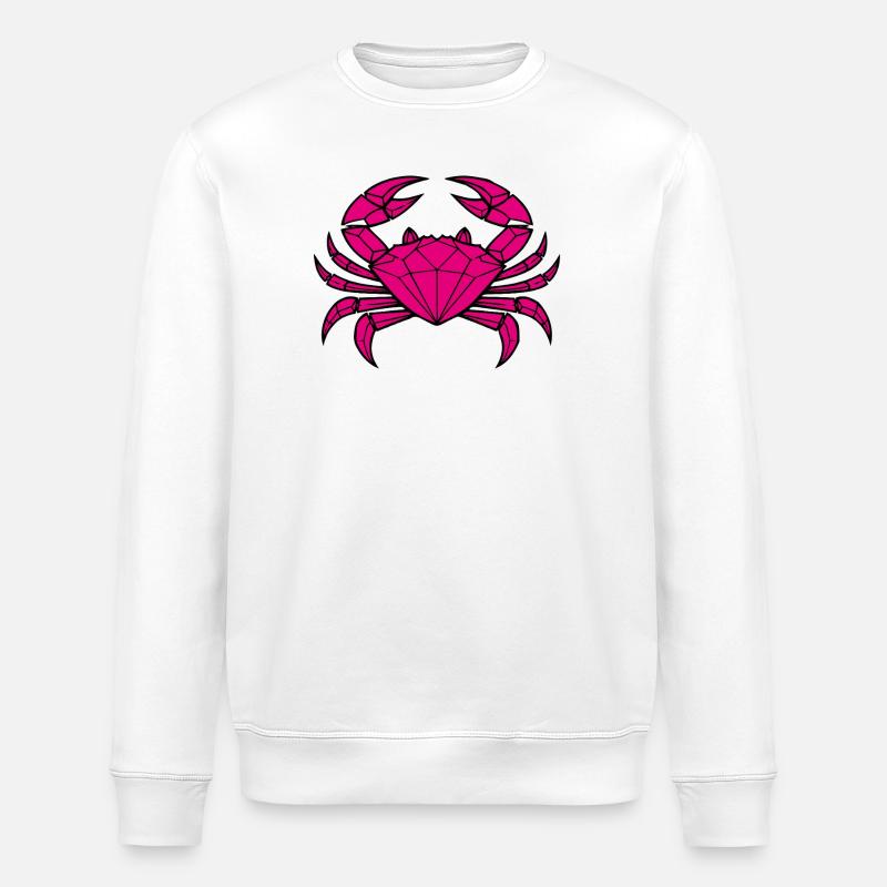 Cancer – Protection & Strength - Stanley/Stella ROLLER Unisex Organic Sweatshirt - white