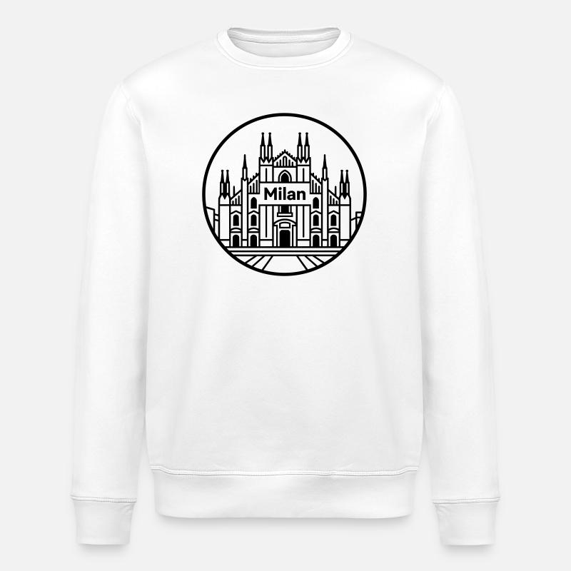 Mailand - Stanley/Stella Unisex Bio-Sweatshirt ROLLER - Weiß