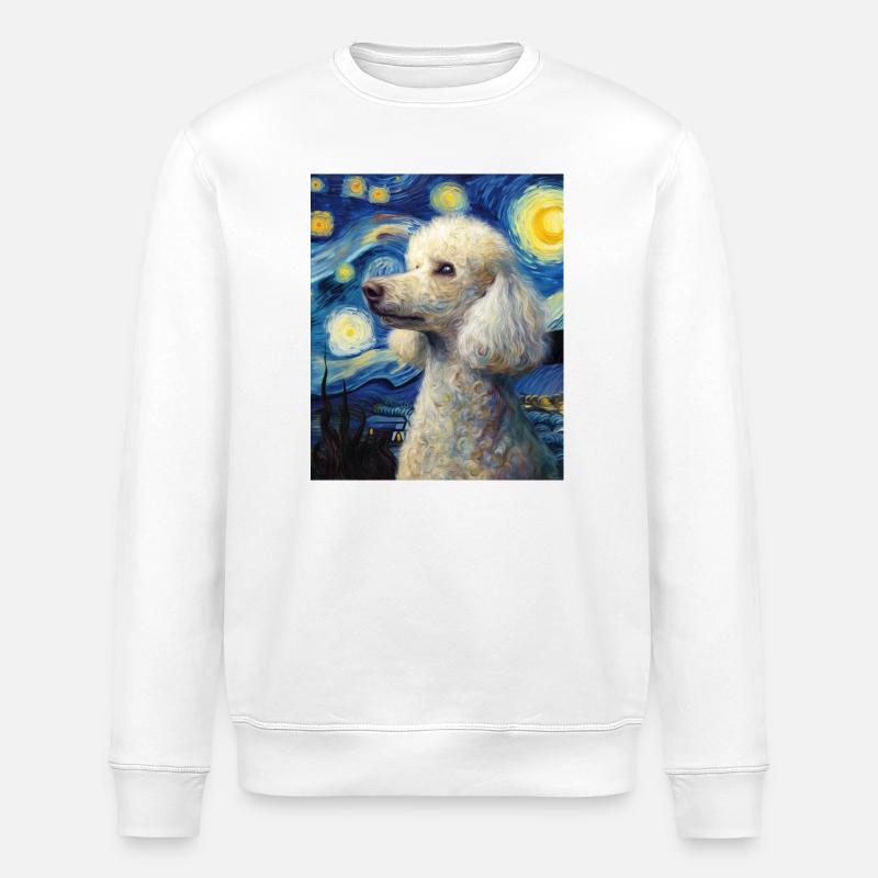 Pudel - Stanley/Stella Unisex Bio-Sweatshirt ROLLER - Weiß