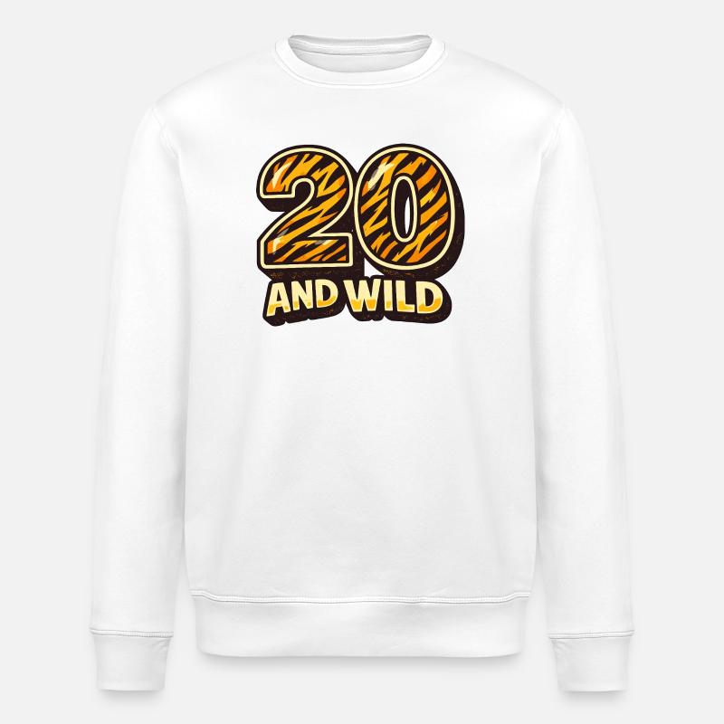 20e anniversaire - Sweat bio ROLLER Stanley/Stella Unisexe - blanc