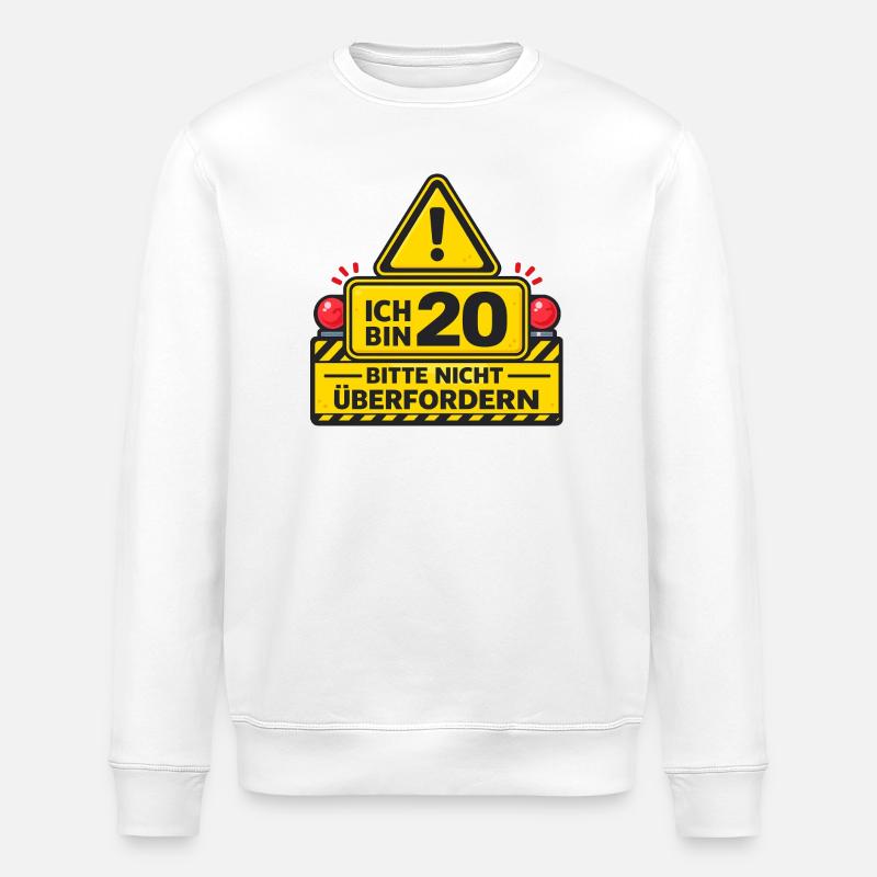 20e anniversaire - Sweat bio ROLLER Stanley/Stella Unisexe - blanc