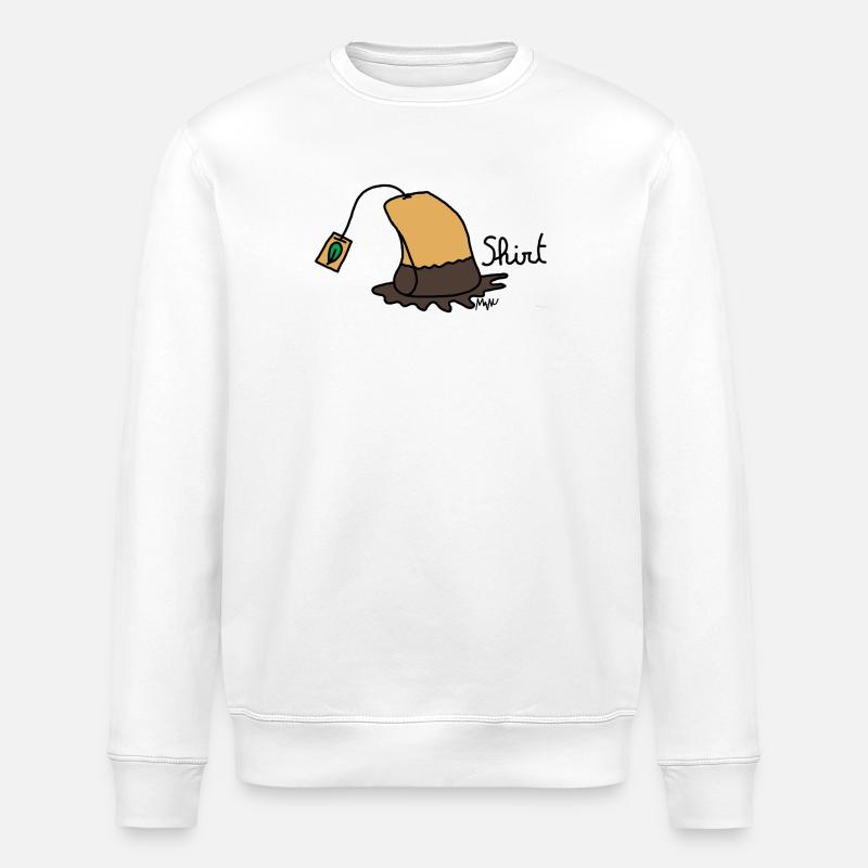 thé shirt - Sweat bio ROLLER Stanley/Stella Unisexe - blanc