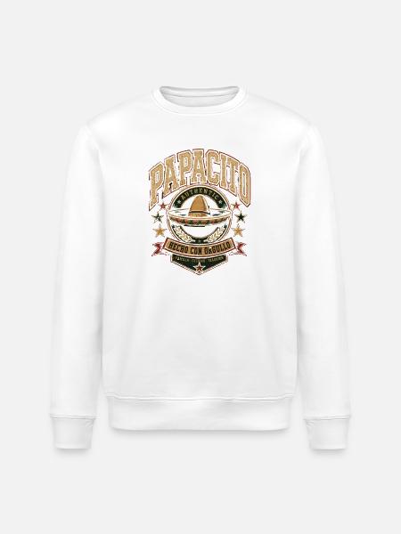 PAPACITO Mexiko Tradition Shirt - Stanley/Stella Unisex Bio-Sweatshirt ROLLER - Weiß