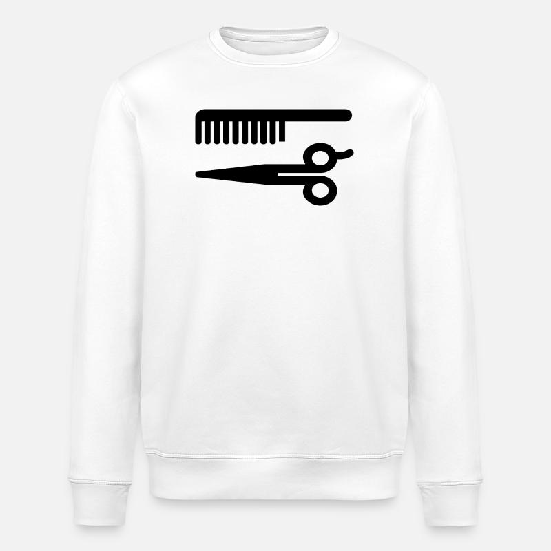 Friseur - Stanley/Stella Unisex Bio-Sweatshirt ROLLER - Weiß