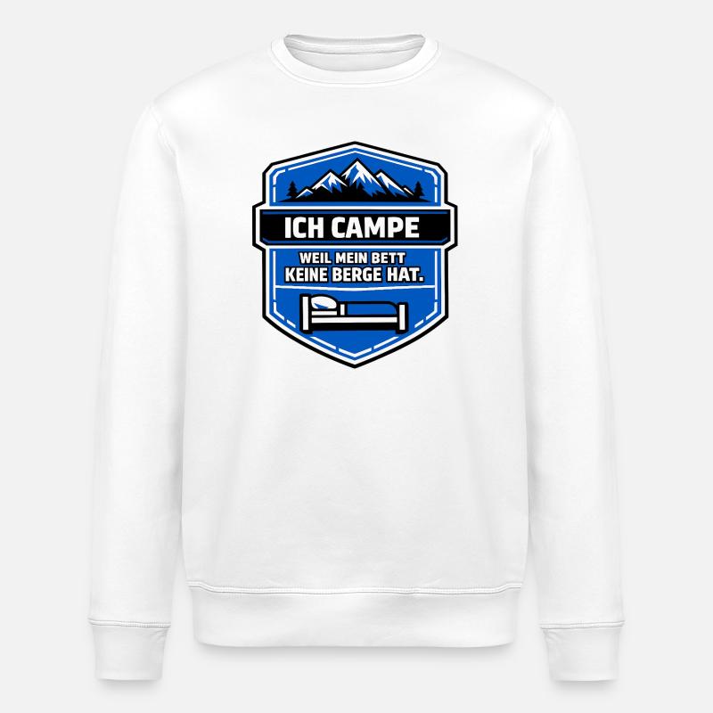 Wohnmobil Camping - Stanley/Stella Unisex Bio-Sweatshirt ROLLER - Weiß
