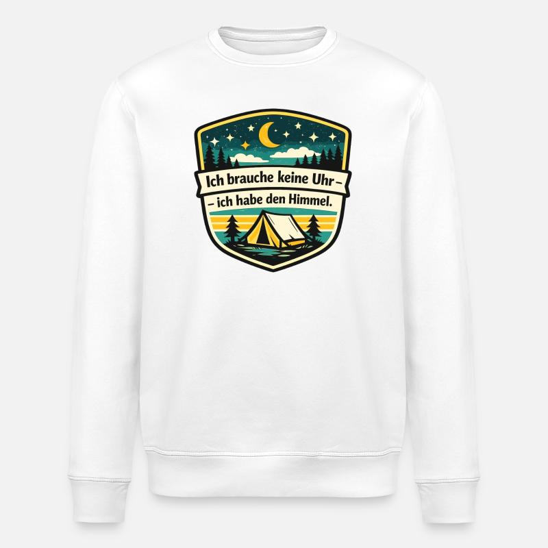 Campeur - Sweat bio ROLLER Stanley/Stella Unisexe - blanc
