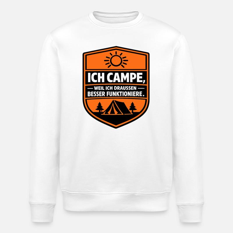 Perfekter Camper - Stanley/Stella Unisex Bio-Sweatshirt ROLLER - Weiß